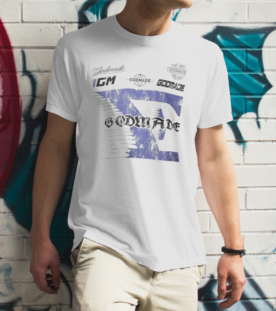Godmade GM Worldwide Riches Premium Streetwear Distressed T-Shirt