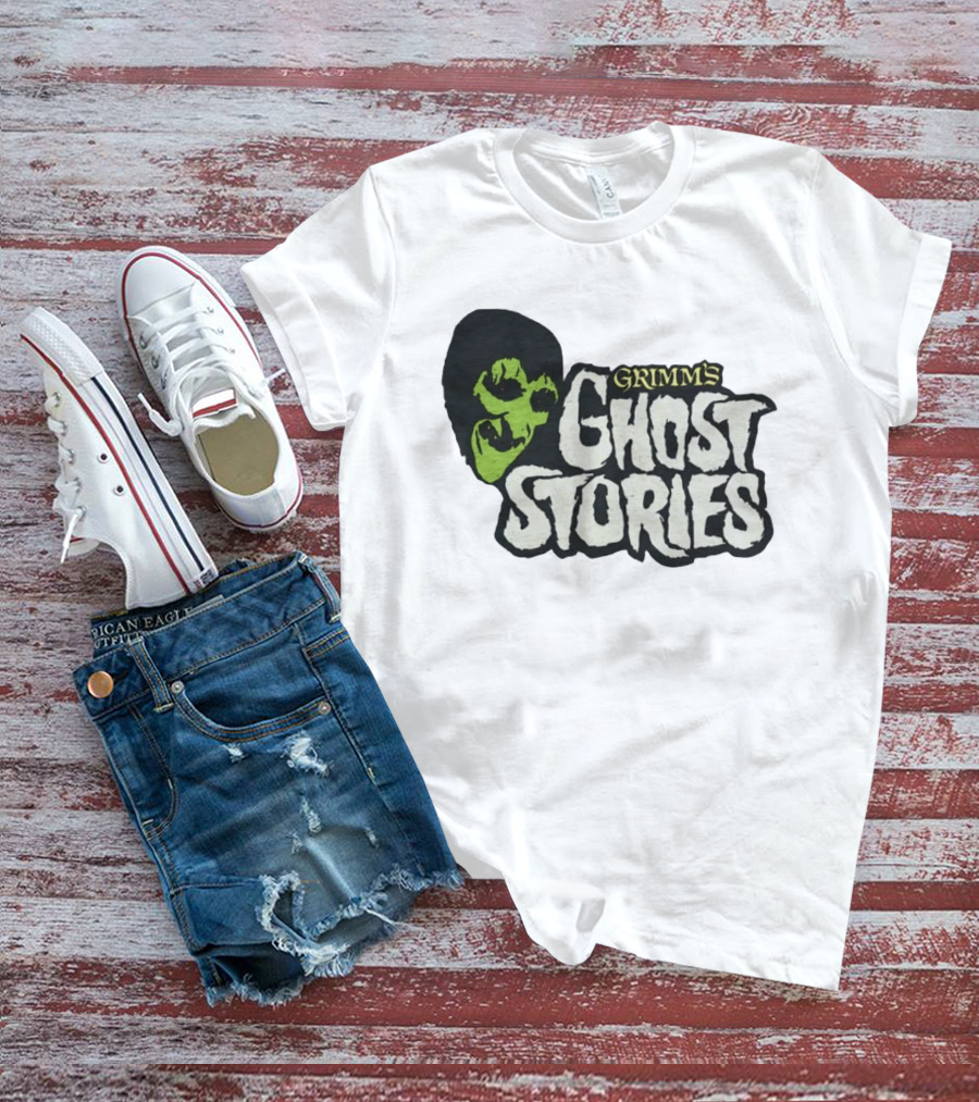 Grimm's Ghost Stories Spooky Horror Green Face T-Shirt