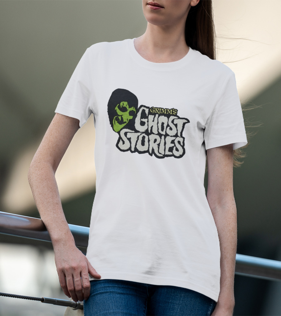 Grimm's Ghost Stories Spooky Horror Green Face T-Shirt