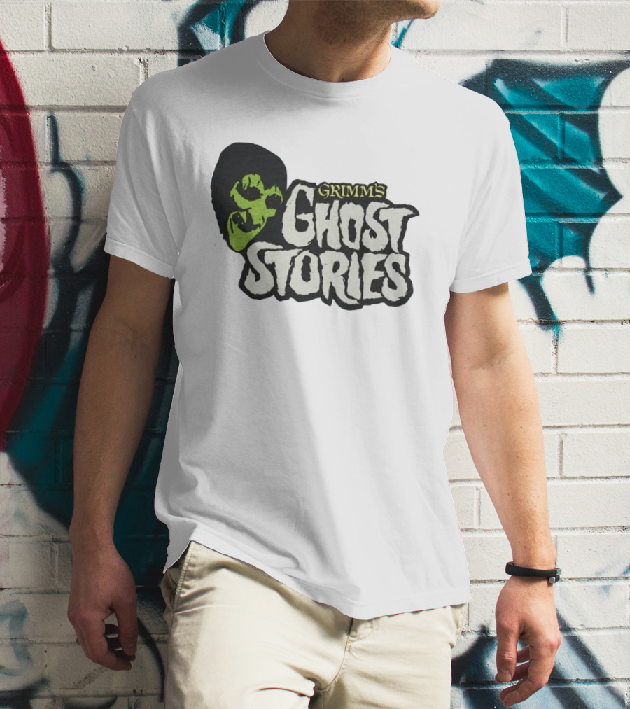 Grimm's Ghost Stories Spooky Horror Green Face T-Shirt