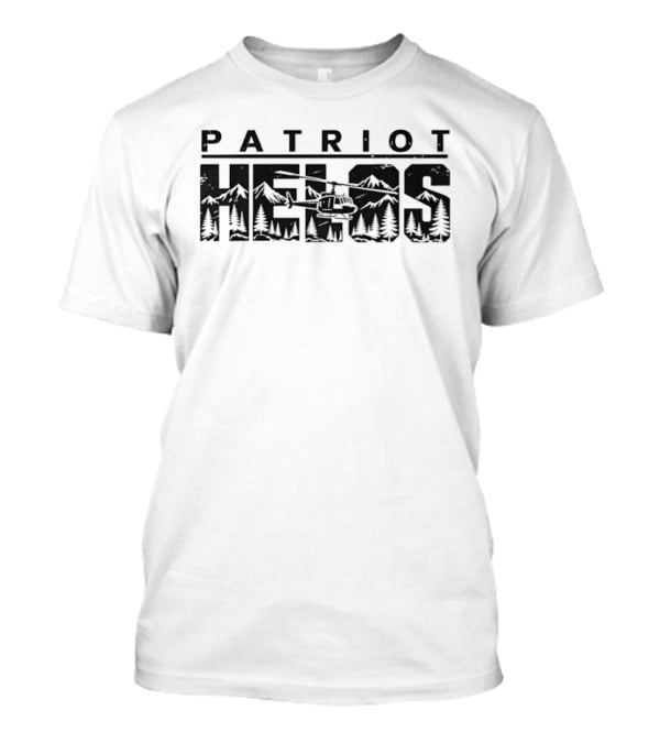 Patriot Helos Helicopter Mountain Forest Adventure T-Shirt