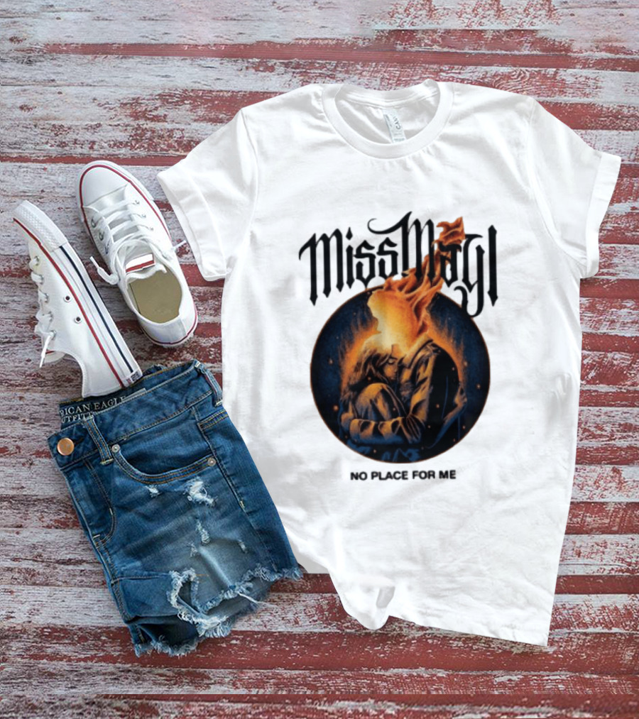 Miss May I No Place For Me Solid State Records Store White Black Ringer T-Shirt