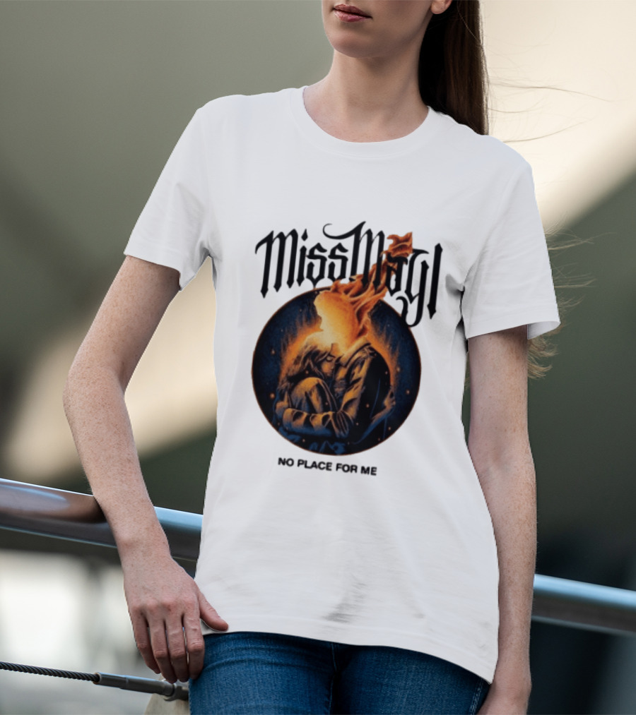 Miss May I No Place For Me Solid State Records Store White Black Ringer T-Shirt