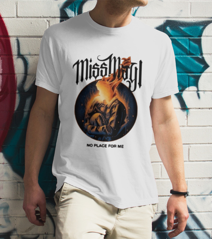 Miss May I No Place For Me Solid State Records Store White Black Ringer T-Shirt