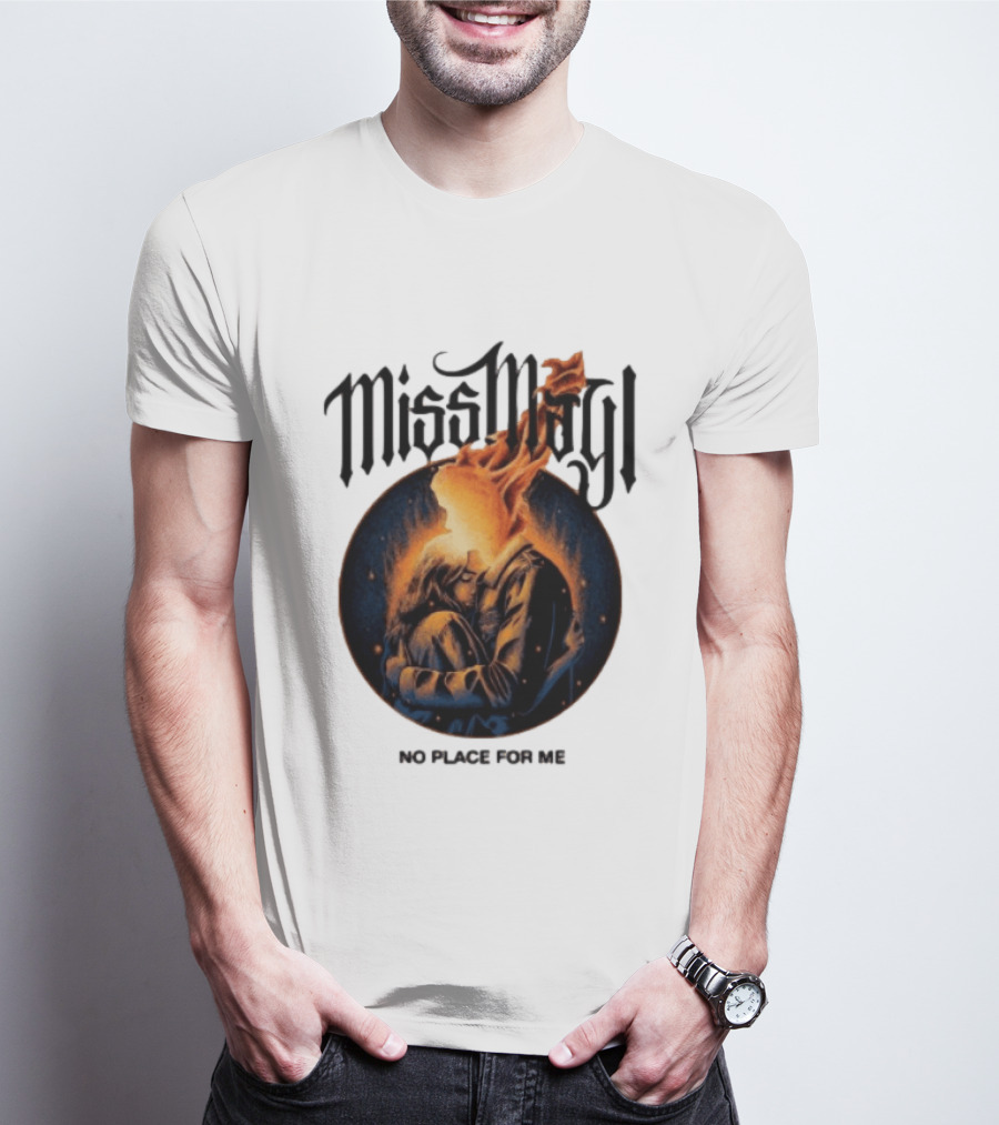 Miss May I No Place For Me Solid State Records Store White Black Ringer T-Shirt