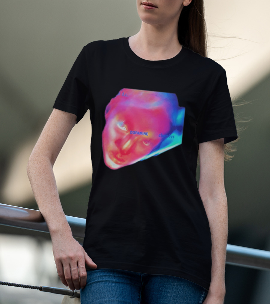 Fontaines D.C. Dopamine Chamber Album Cover Art Face T-Shirt