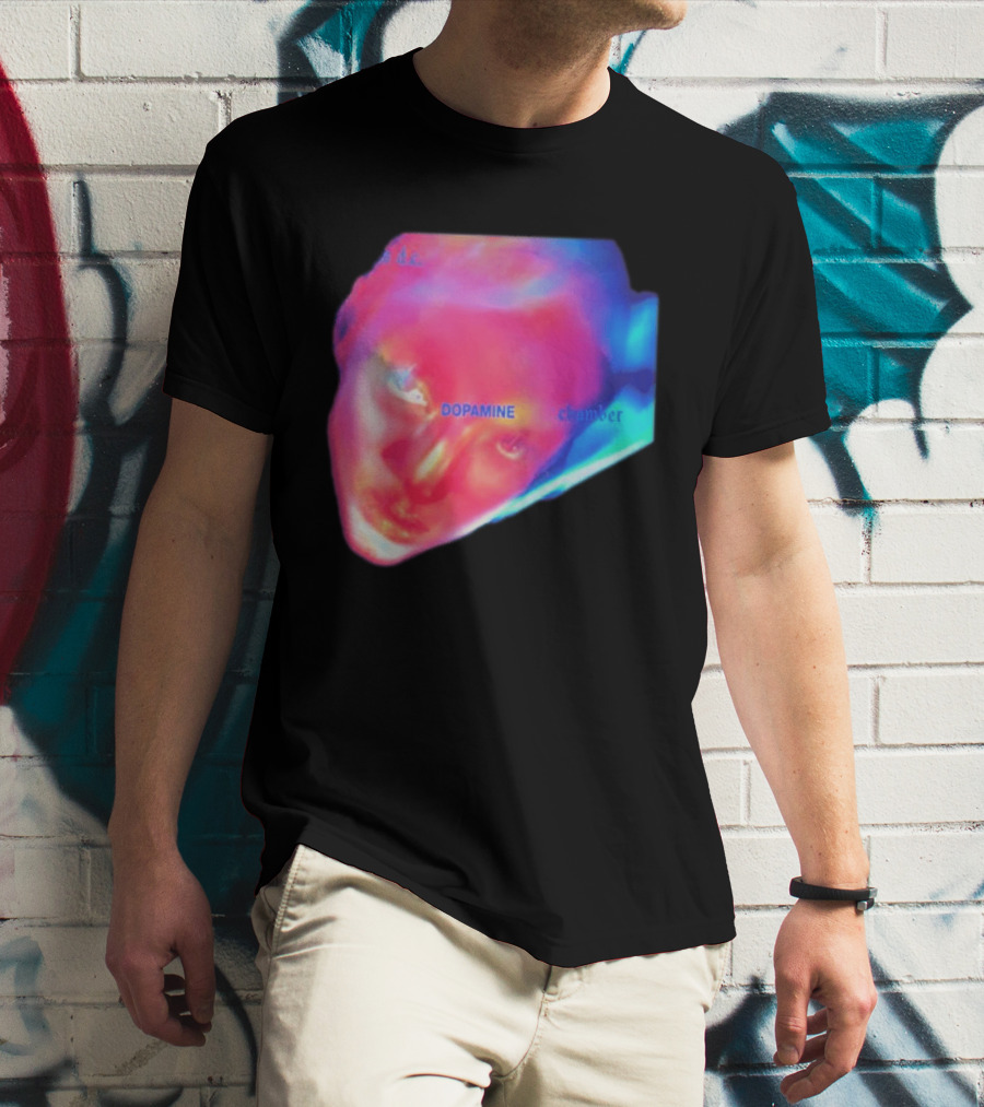 Fontaines D.C. Dopamine Chamber Album Cover Art Face T-Shirt