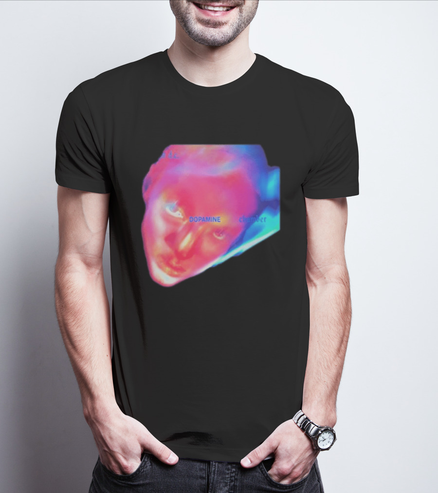 Fontaines D.C. Dopamine Chamber Album Cover Art Face T-Shirt