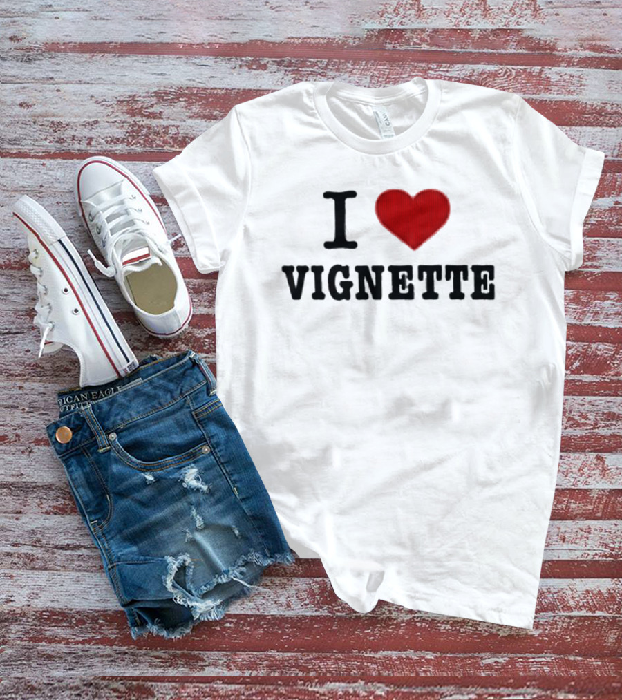 I Heart Vignette Love T-Shirt