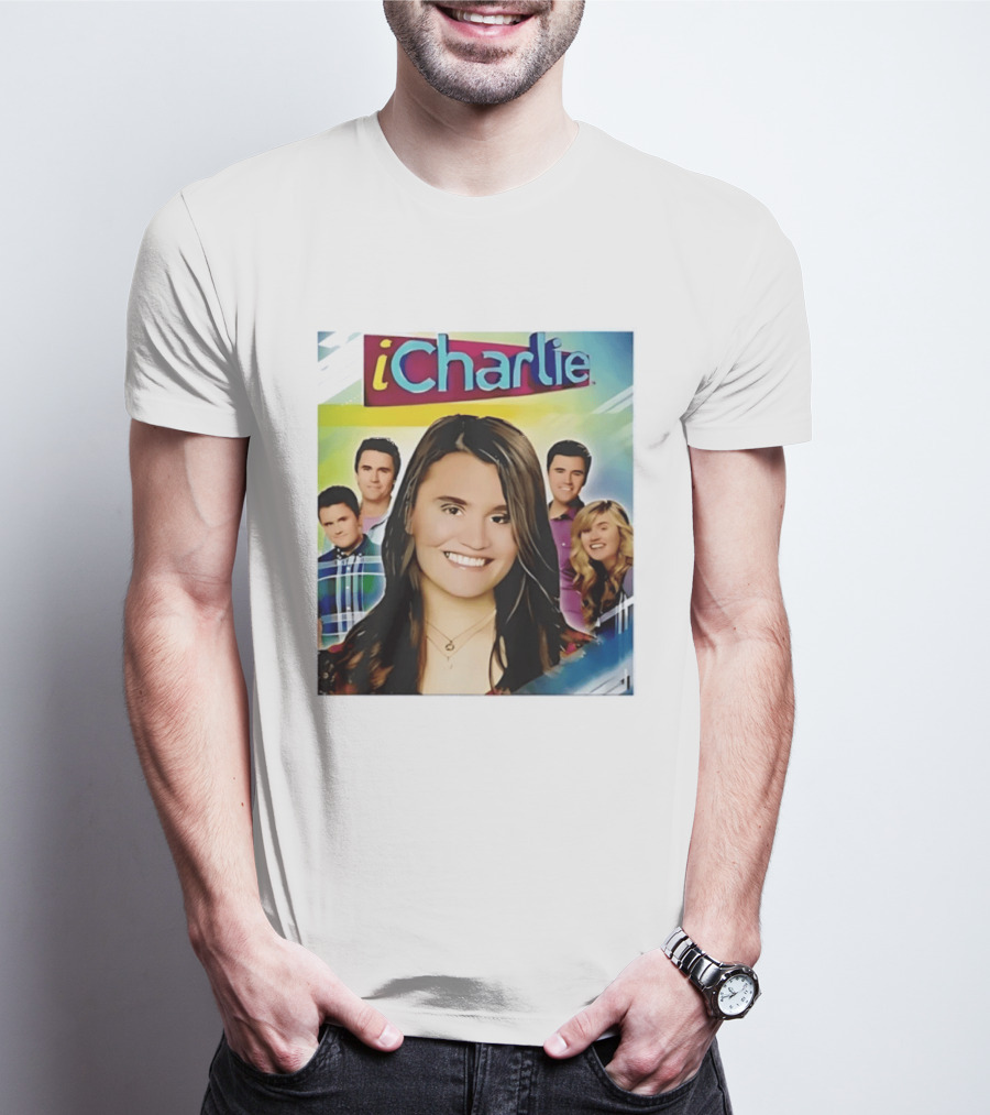 ICharlie Pop Culture Cast Television Show Iconic Faces T-Shirt