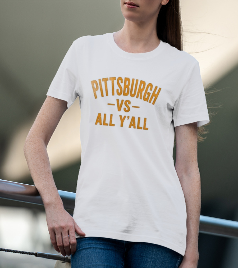 Pittsburgh Steelers Vs All Y'all Patriot Day Flag T-Shirt