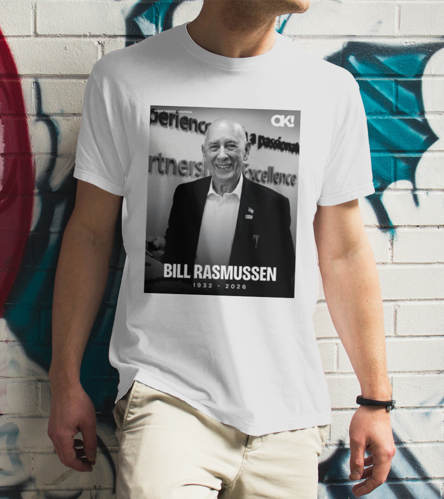 Rip Bill Rasmussen 1932 2026 Partnership Excellence Image Credits Wikipedia T-Shirt