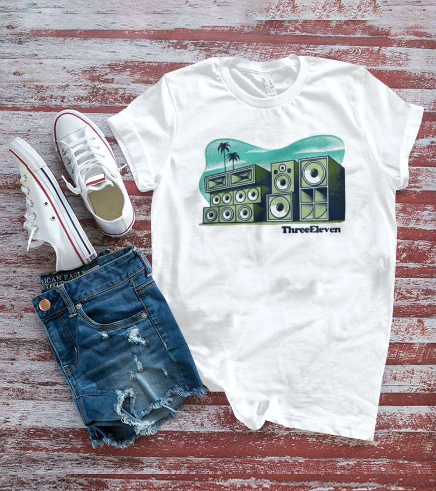 Three Eleven 311 Band Palm Trees Speakers Raglan T-Shirt
