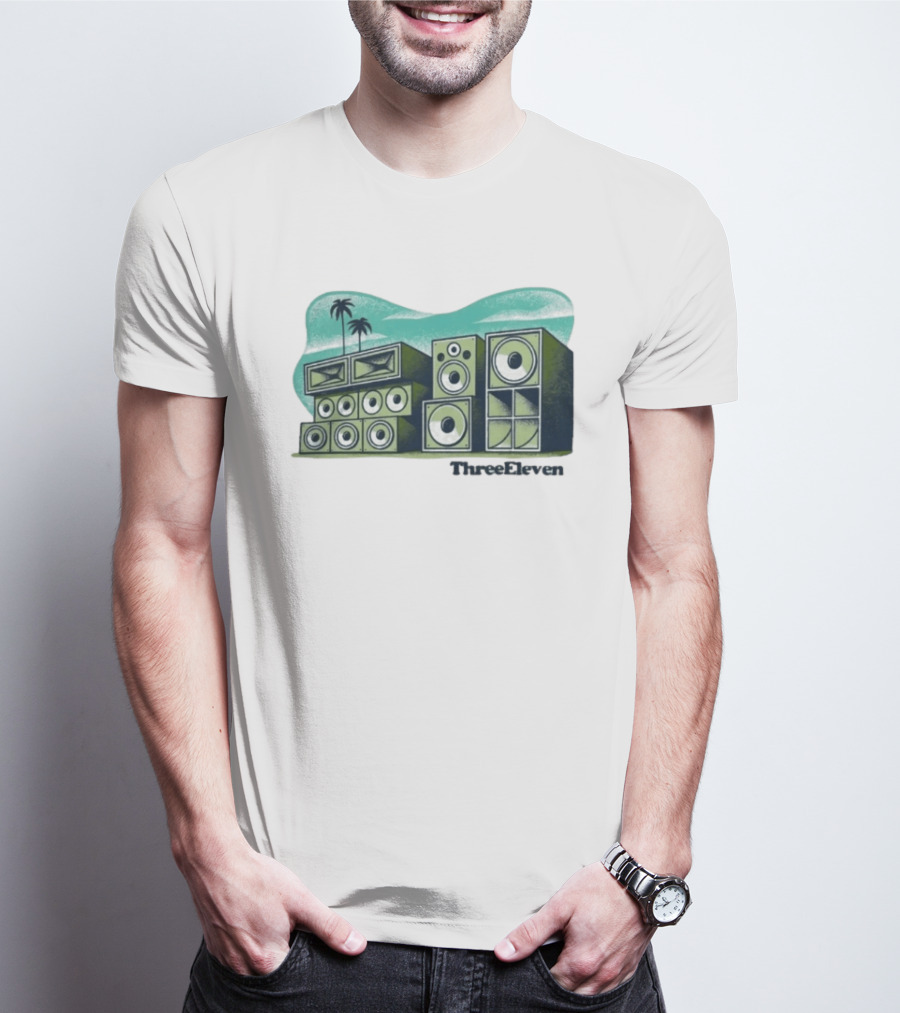 Three Eleven 311 Band Palm Trees Speakers Raglan T-Shirt