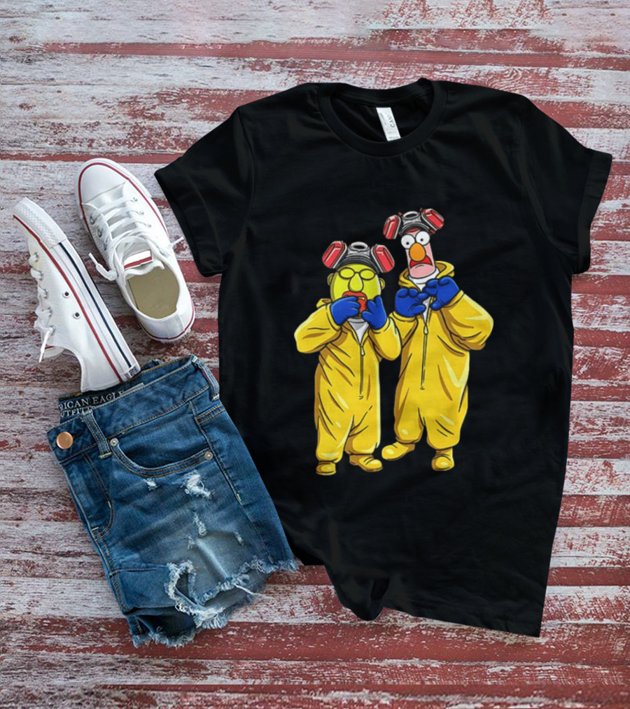 Dr Bunsen Honeydew Beaker Breaking Bad The Muppets Yellow Hazmat Suit T-Shirt