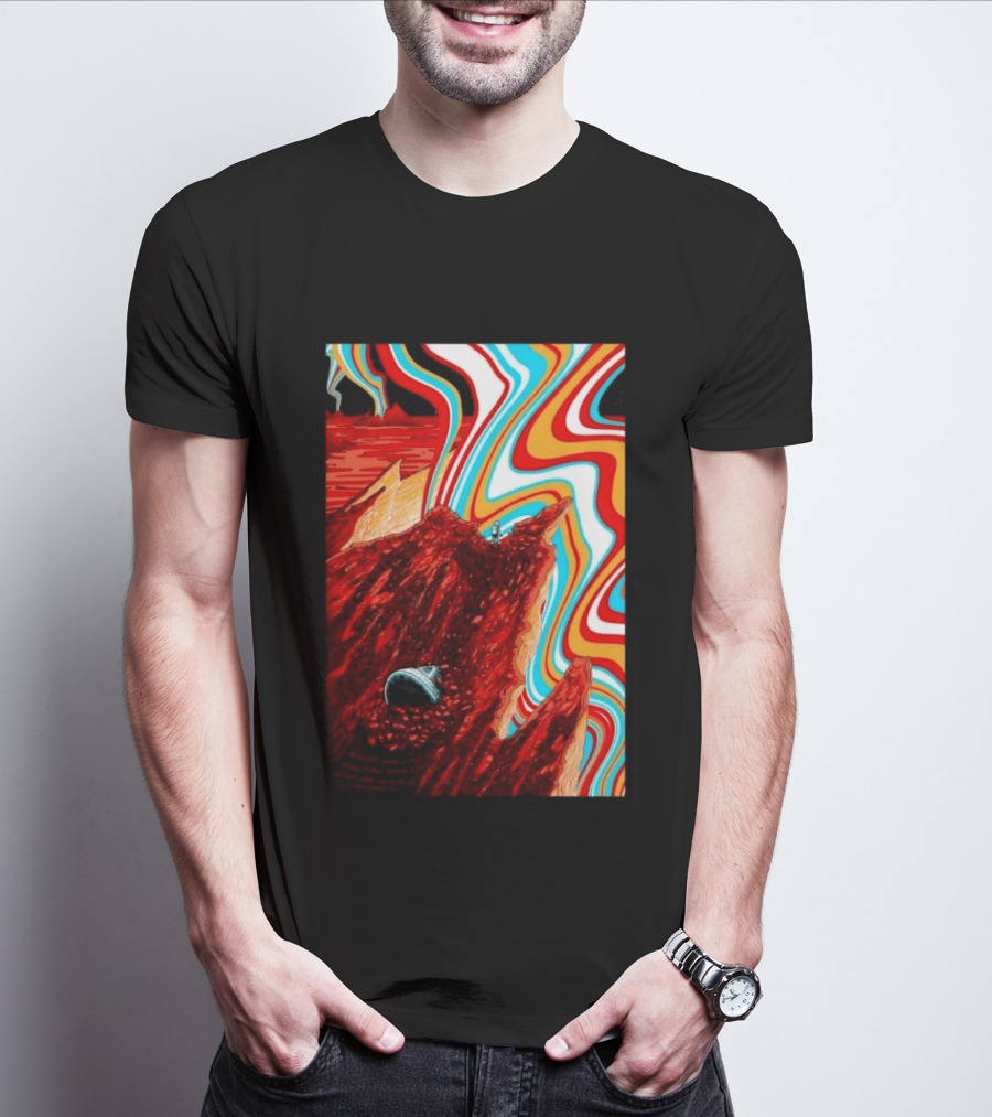 Gov't Mule Salt Lake City 2026 Psychedelic Mountain Landscape T-Shirt