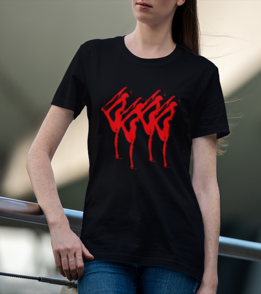 Anika Store Anika Abyss Red Abstract T-Shirt