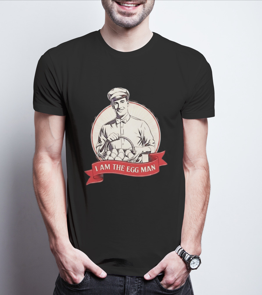I Am The Egg Man Vintage Style Lyrics Reference T-Shirt