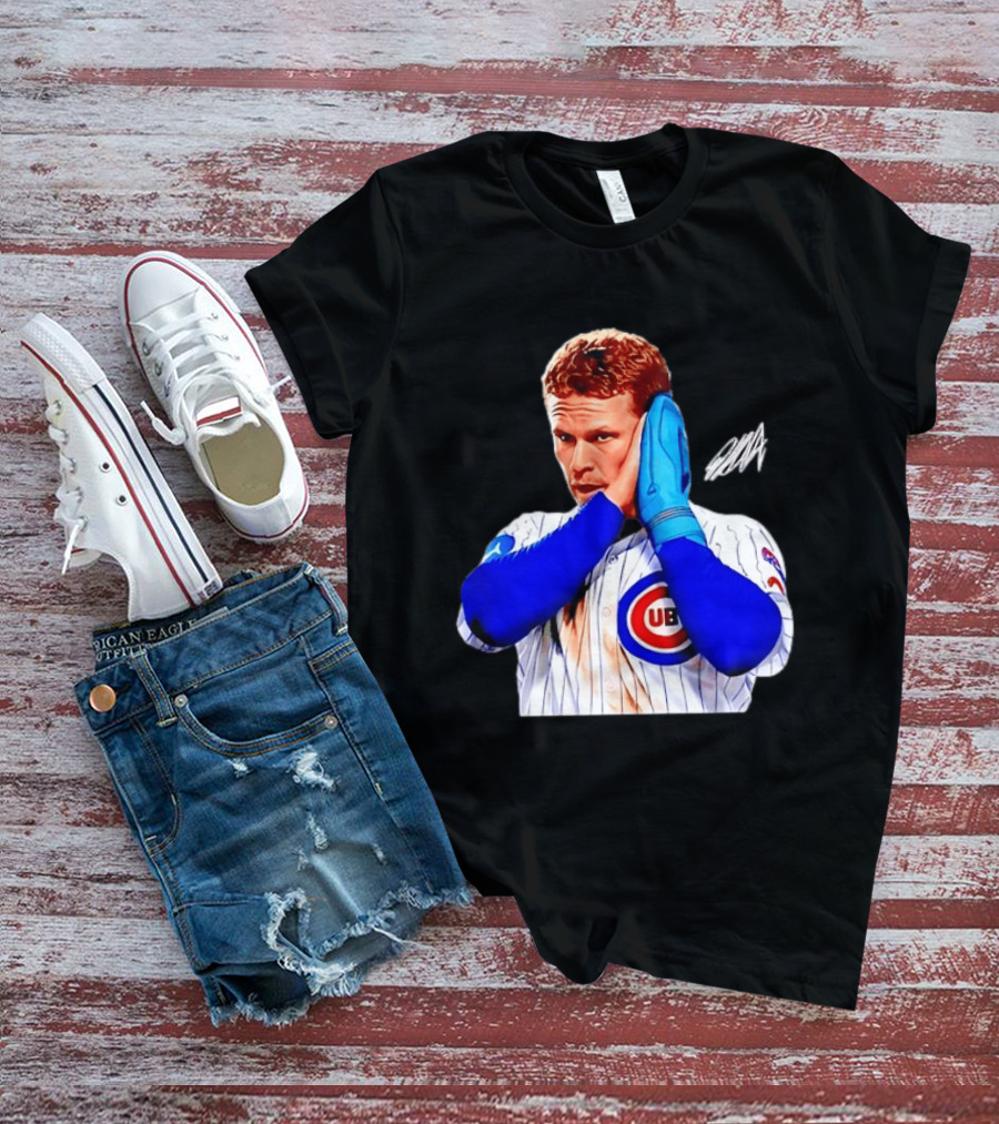 Ian Happ Chicago Cubs MLB Baseball Player With Cubs T-Shirt