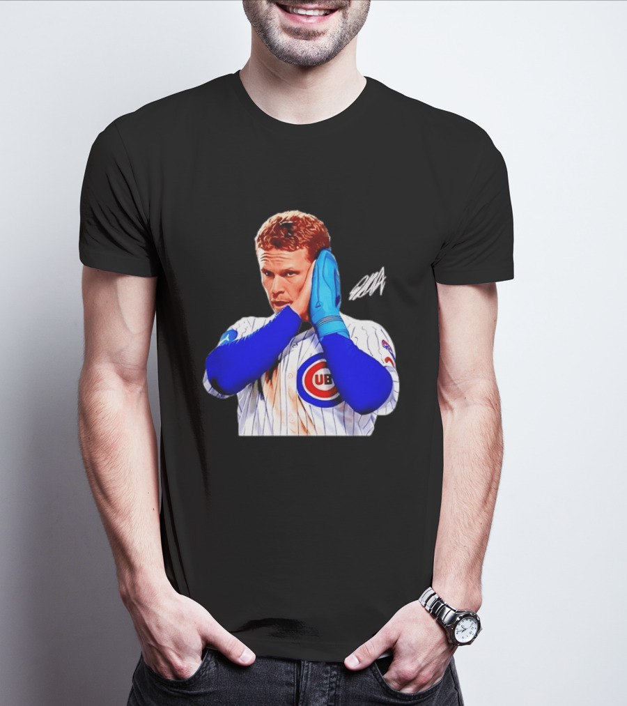 Ian Happ Chicago Cubs MLB Baseball Player With Cubs T-Shirt