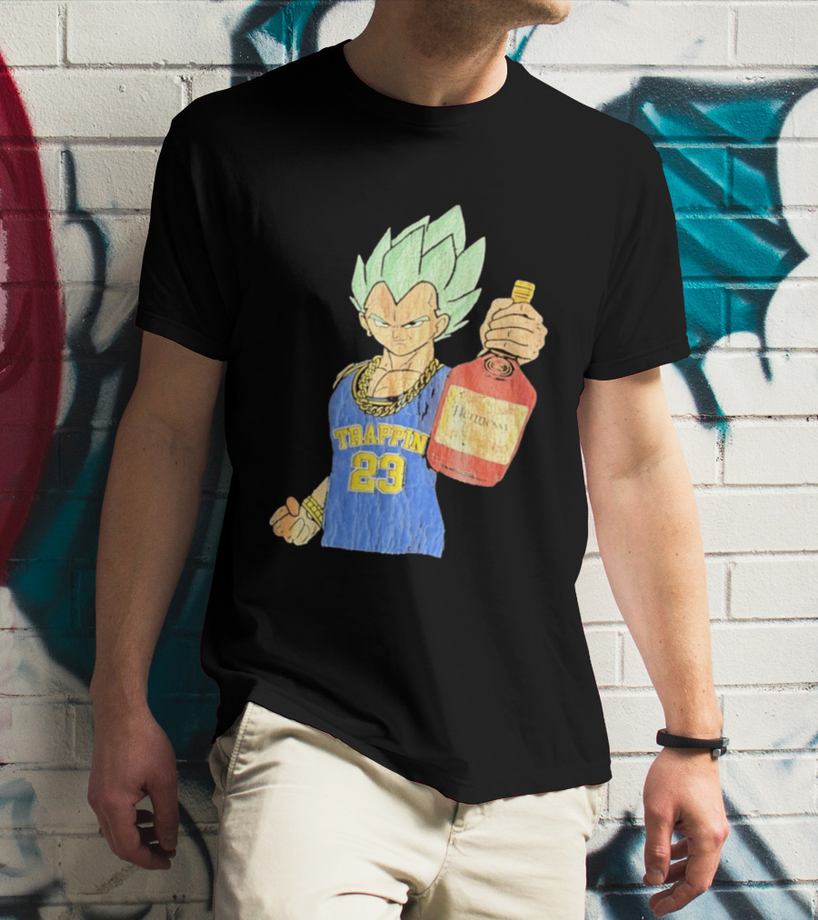 Vegeta Trappin 23 Hennessy Dragon Ball Z T-Shirt