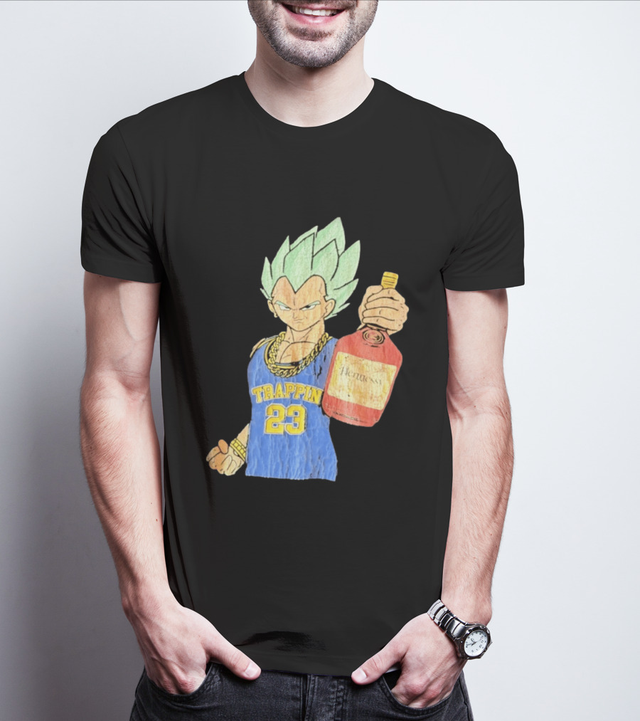 Vegeta Trappin 23 Hennessy Dragon Ball Z T-Shirt