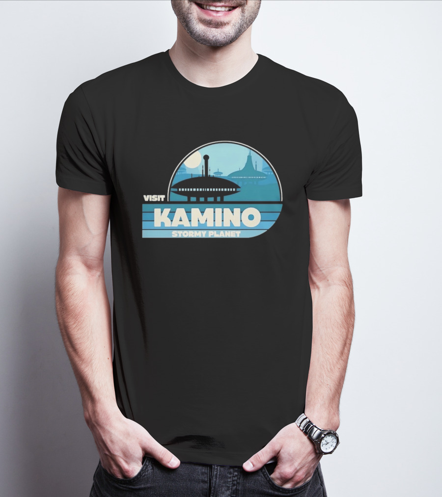 Visit Kamino Stormy Planet Star Wars Sci Fi T-Shirt