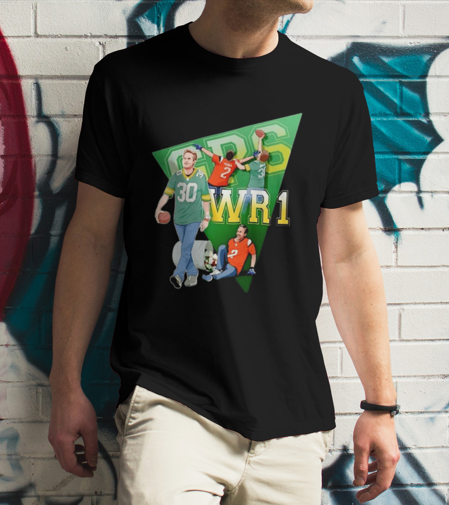 GPS WR1 Perna Grisset Football 30 Jersey Catch Sports T-Shirt