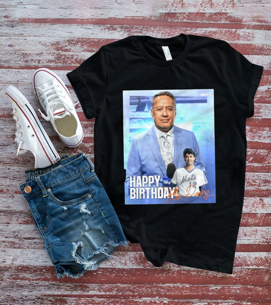 Happy Birthday Ron Darling SNY Mets Celebration T-Shirt