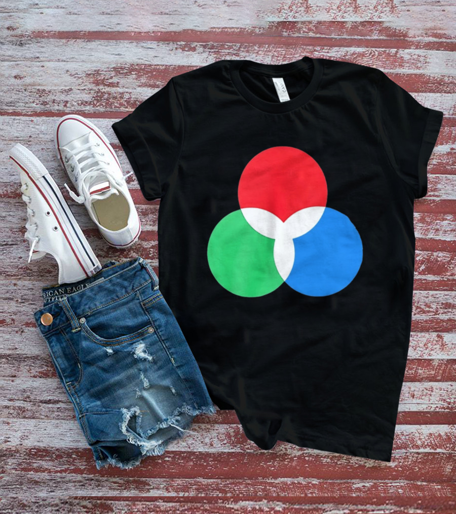 RGB Color Model Venn Diagram Red Green Blue T-Shirt