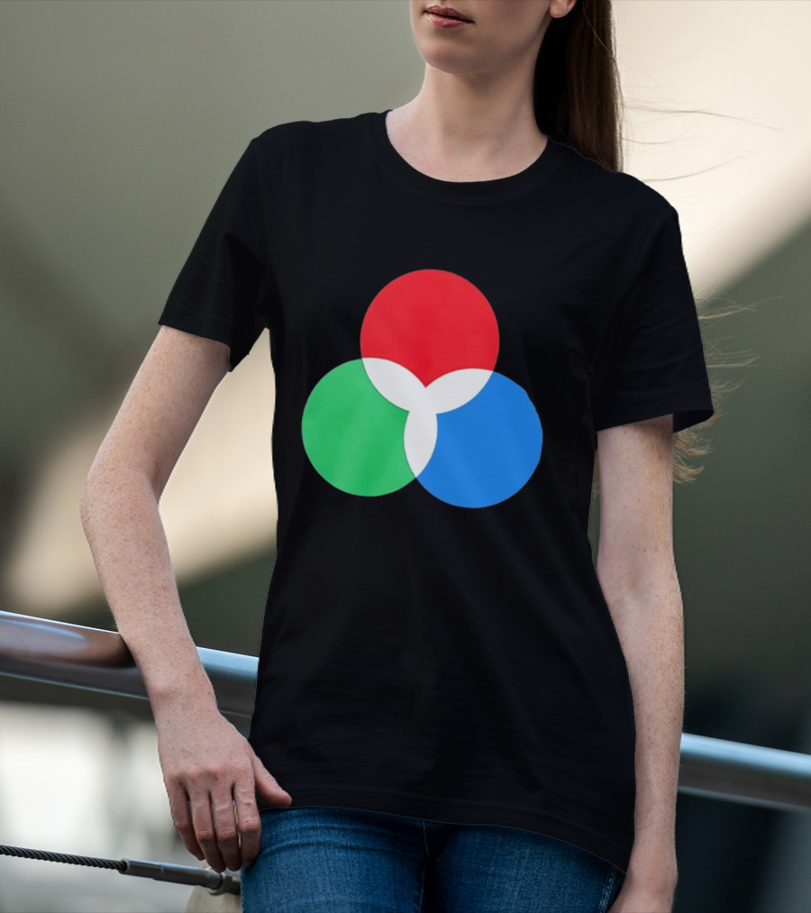 RGB Color Model Venn Diagram Red Green Blue T-Shirt
