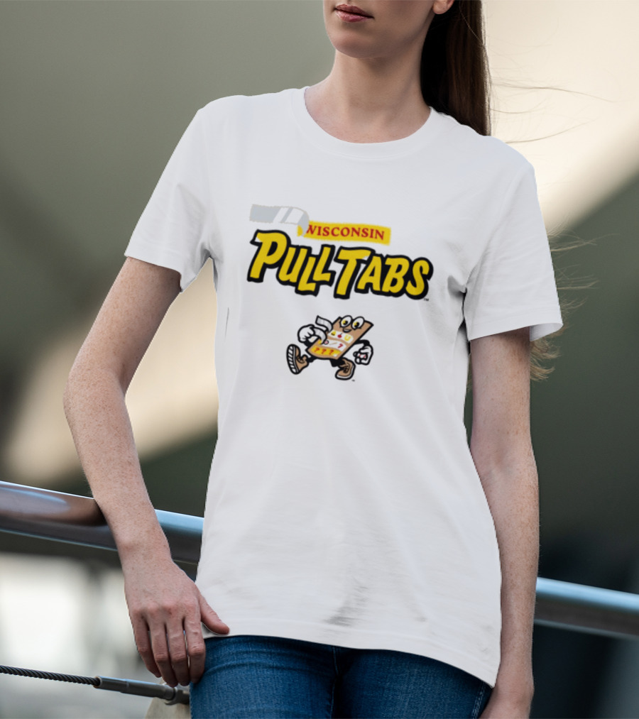 Wisconsin Pull Tabs Dock Spiders Team Store T-Shirt