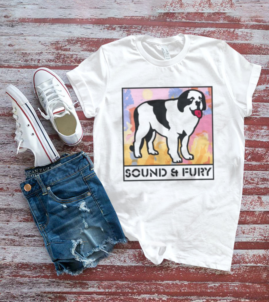 Sound And Fury Store Sound And Fury 2026 Big Dog White St Bernard T-Shirt