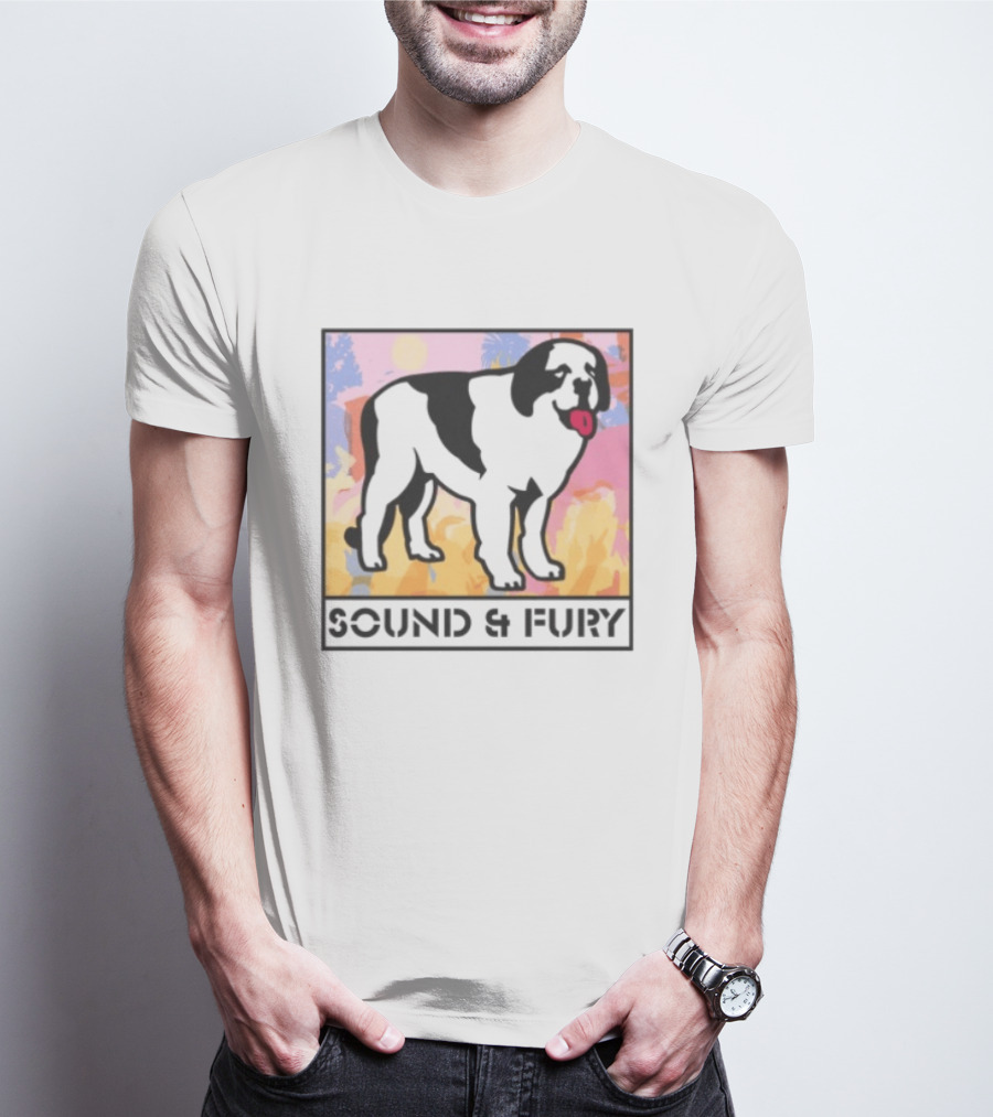 Sound And Fury Store Sound And Fury 2026 Big Dog White St Bernard T-Shirt