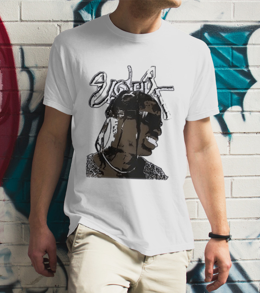 T Scott Utopia Cactus Jack Smiling T-Shirt