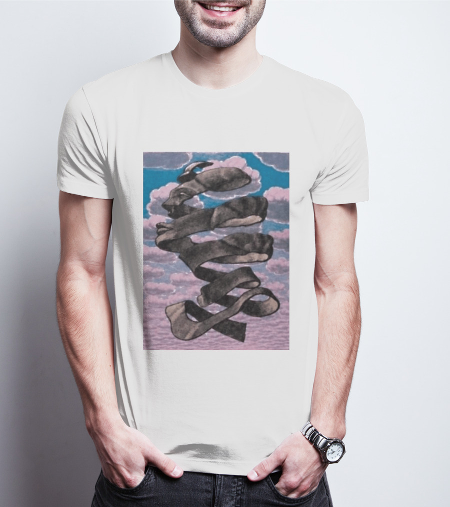 Tom Holland MC Escher Infinite Mobius Strip Optical Illusion T-Shirt