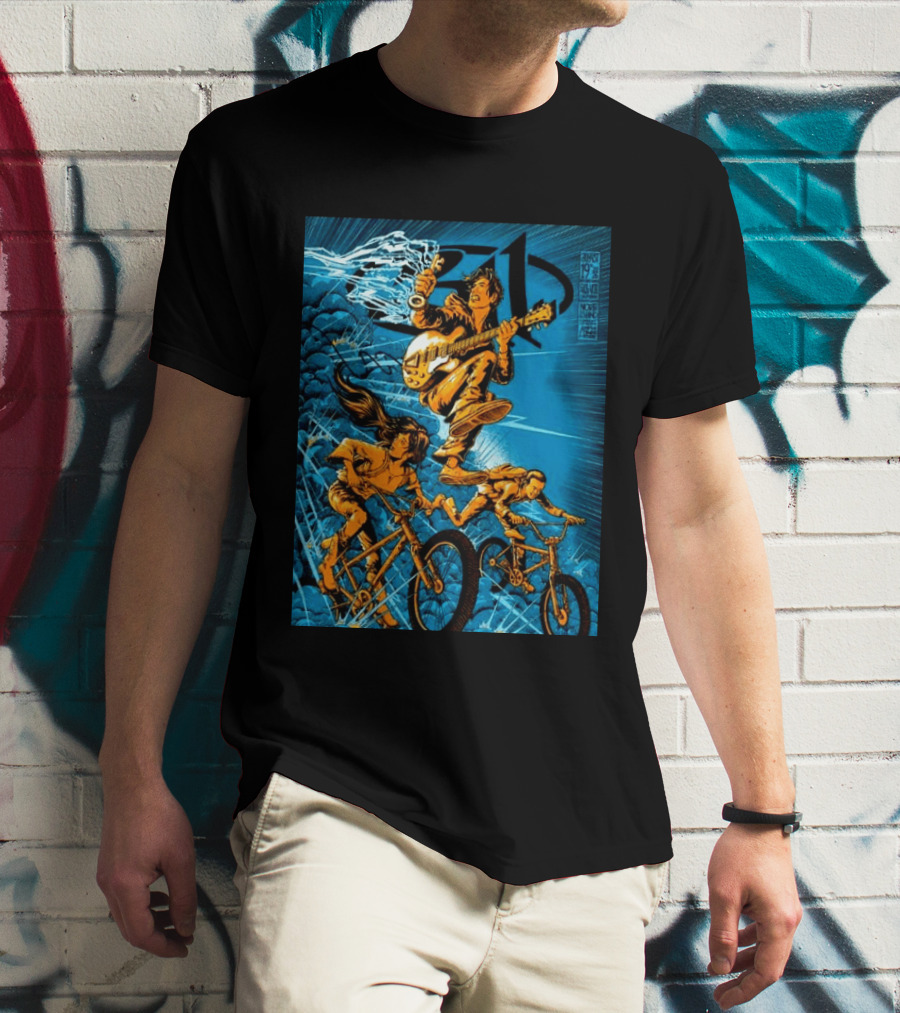 311 Chula Vista CA 2026 August 19 Gig North Island Credit Union Amphitheatre Bike T-Shirt