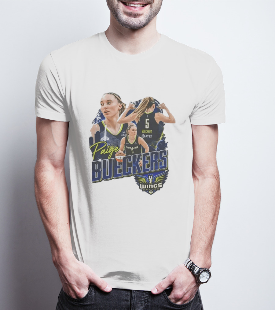 Paige Bueckers Dallas Wings 5 WNBA Basketball Wings Orders T-Shirt