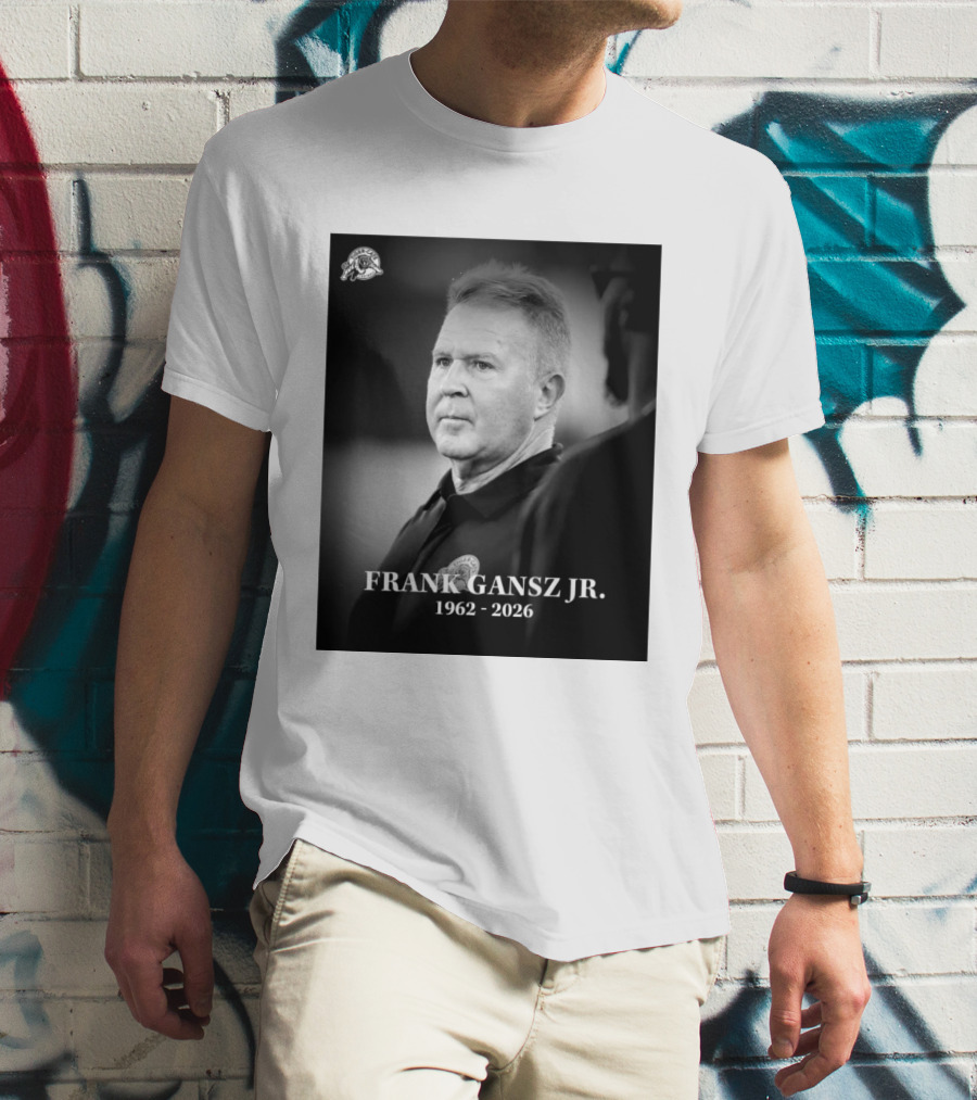 Frank Gansz Jr. 1962 2026 Hamilton Tiger Cats Football T-Shirt