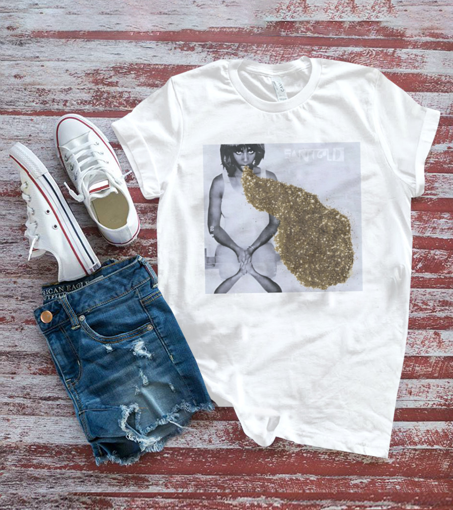 Santigold Gold Glitter Album Cover T-Shirt