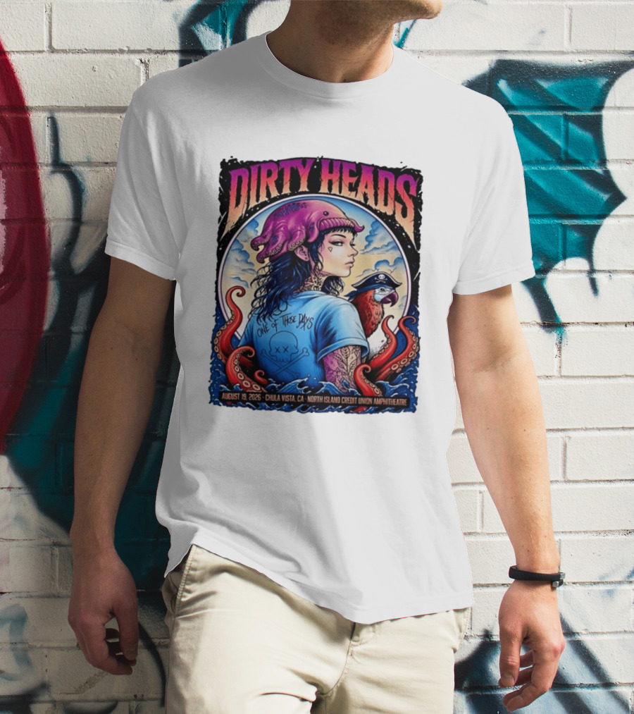 Dirty Heads One Of Those Days Tour 2026 Chula Vista Concert T-Shirt