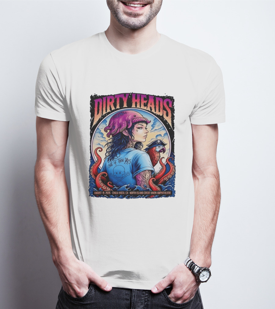 Dirty Heads One Of Those Days Tour 2026 Chula Vista Concert T-Shirt