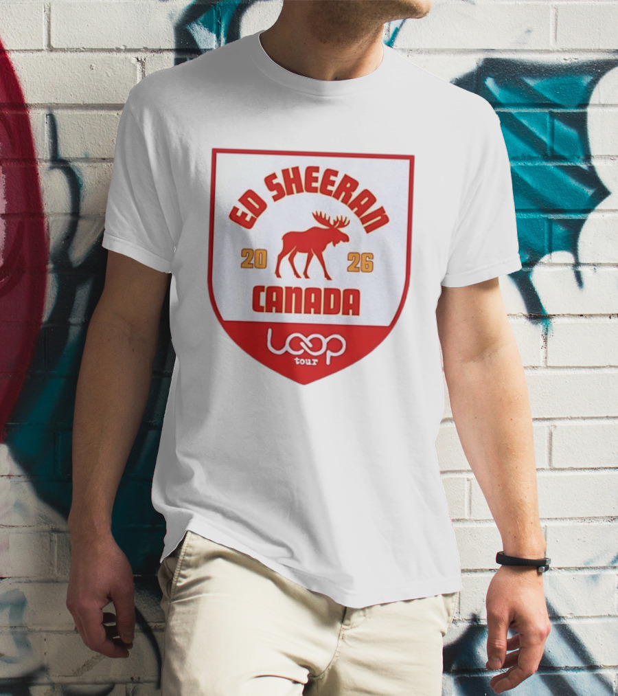 Ed Sheeran 2026 Canada Loop Tour Concert T-Shirt