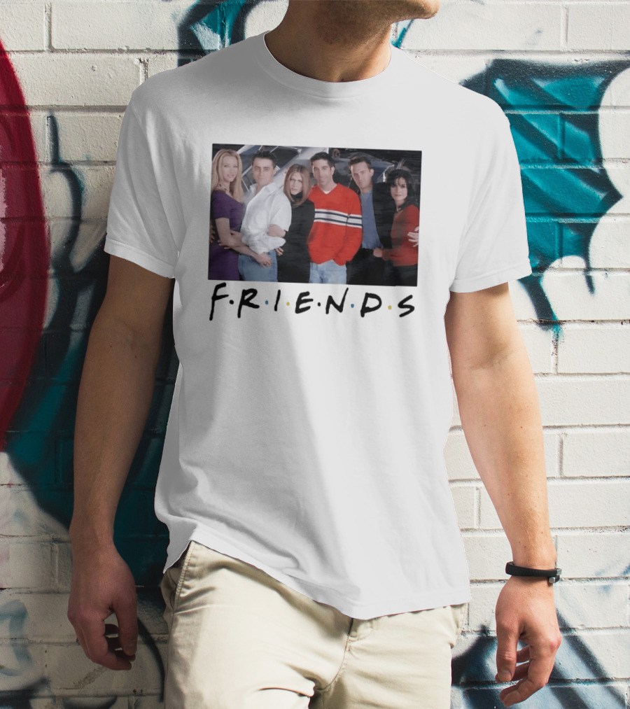 Friends Cast Group 90s Sitcom Rachel Green T-Shirt