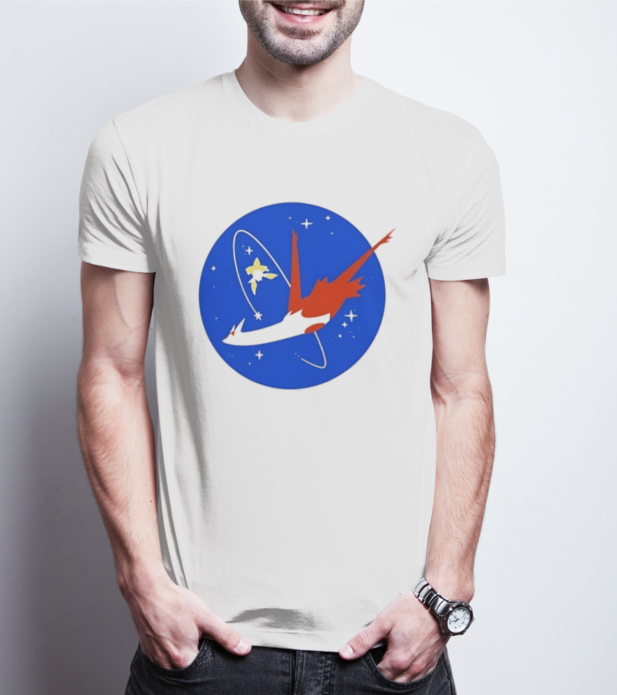 Latios And Latias Space Mission Pokemon T-Shirt
