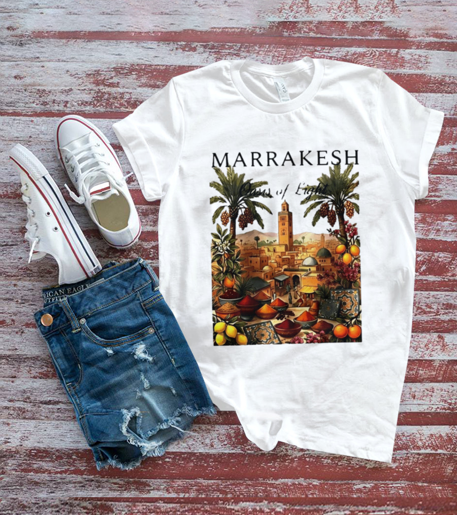 Marrakesh Oasis Of Light Noise Spices And Good Vibes T-Shirt