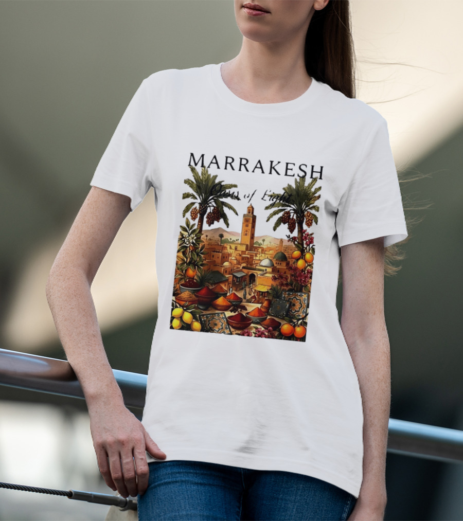 Marrakesh Oasis Of Light Noise Spices And Good Vibes T-Shirt