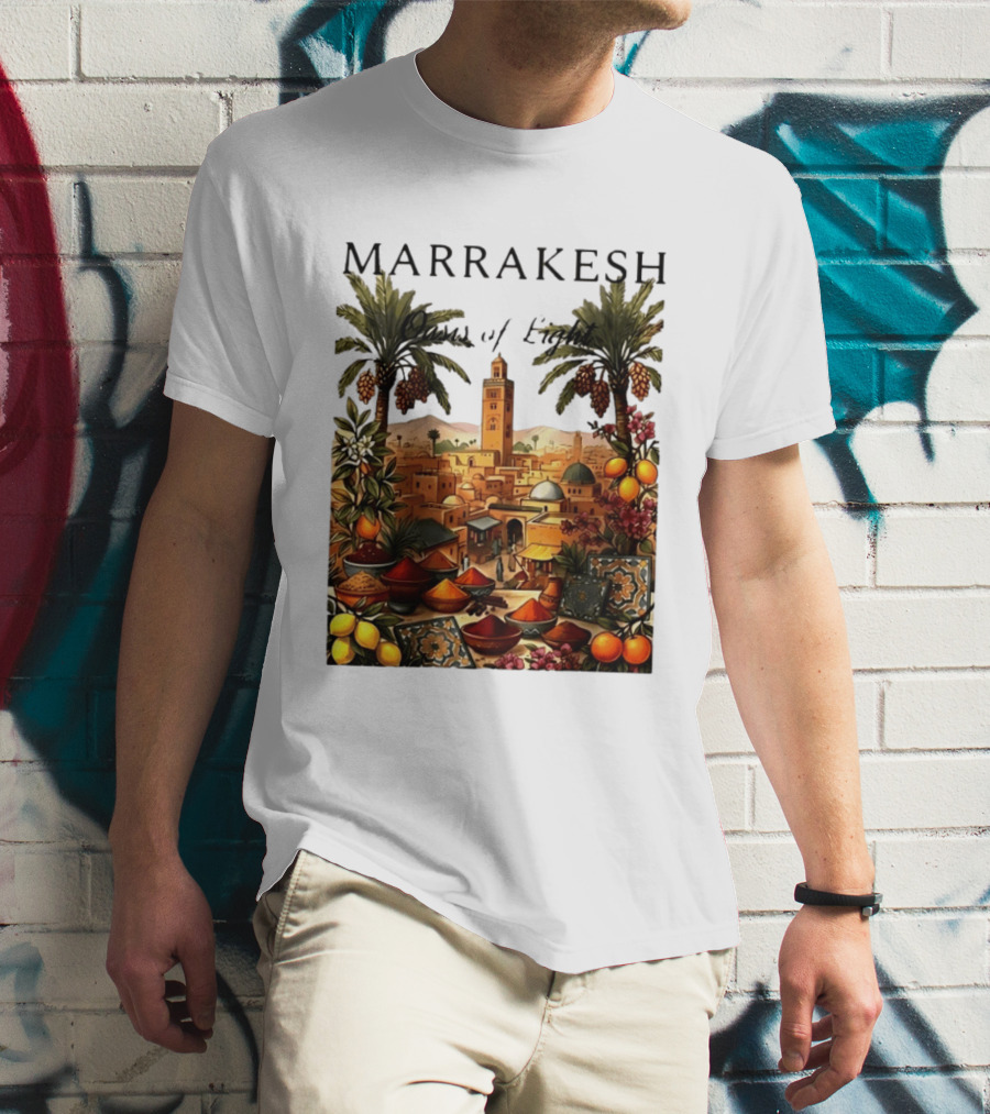 Marrakesh Oasis Of Light Noise Spices And Good Vibes T-Shirt