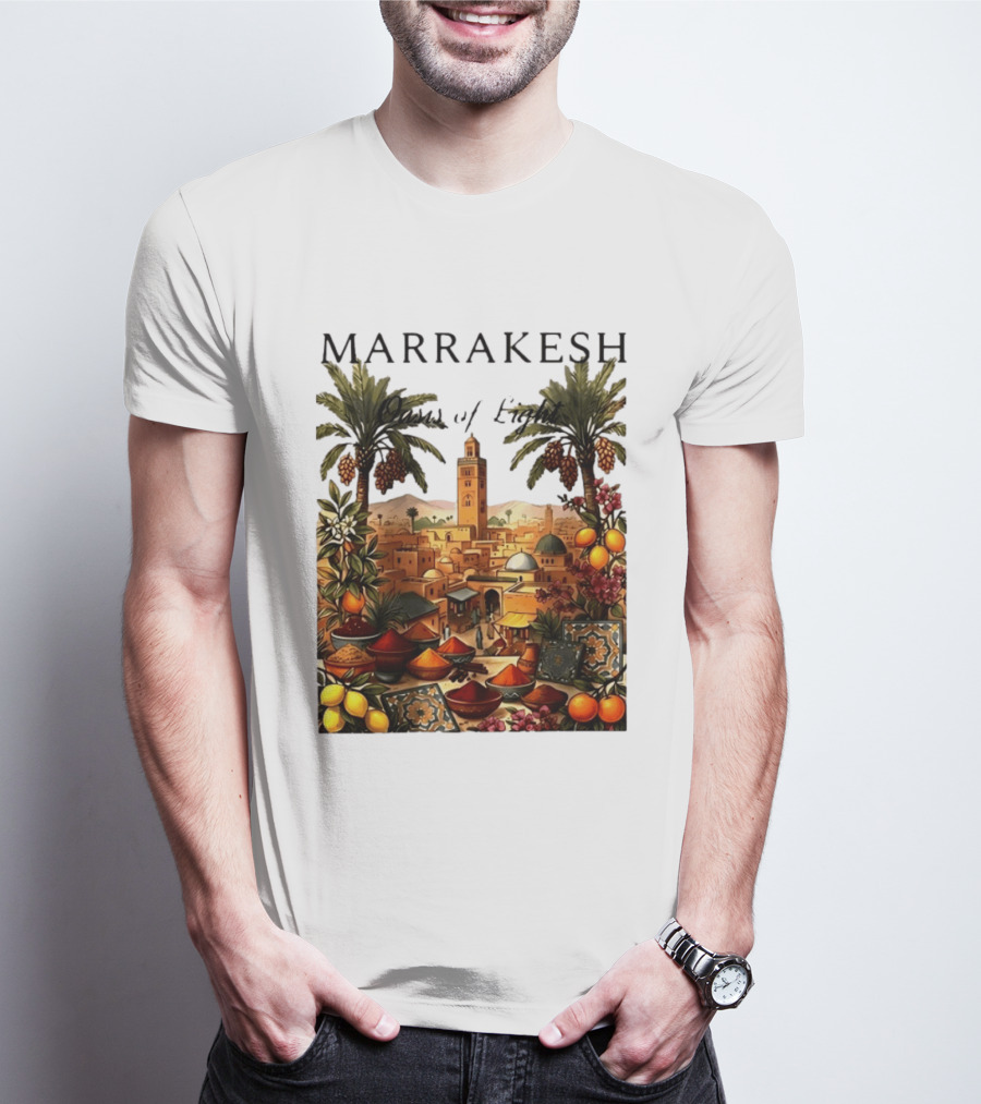 Marrakesh Oasis Of Light Noise Spices And Good Vibes T-Shirt