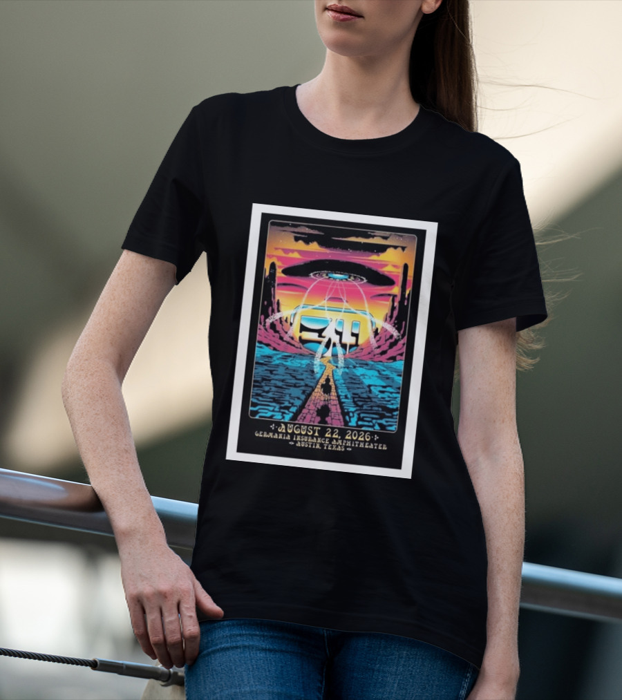 311 Band Live At Germania Insurance Amphitheater Austin Texas August 22 2026 Event T-Shirt